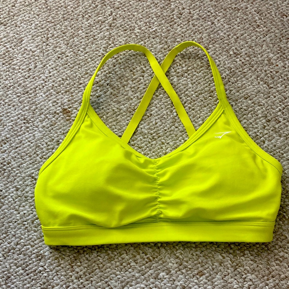 gymshark ruched training sports bra